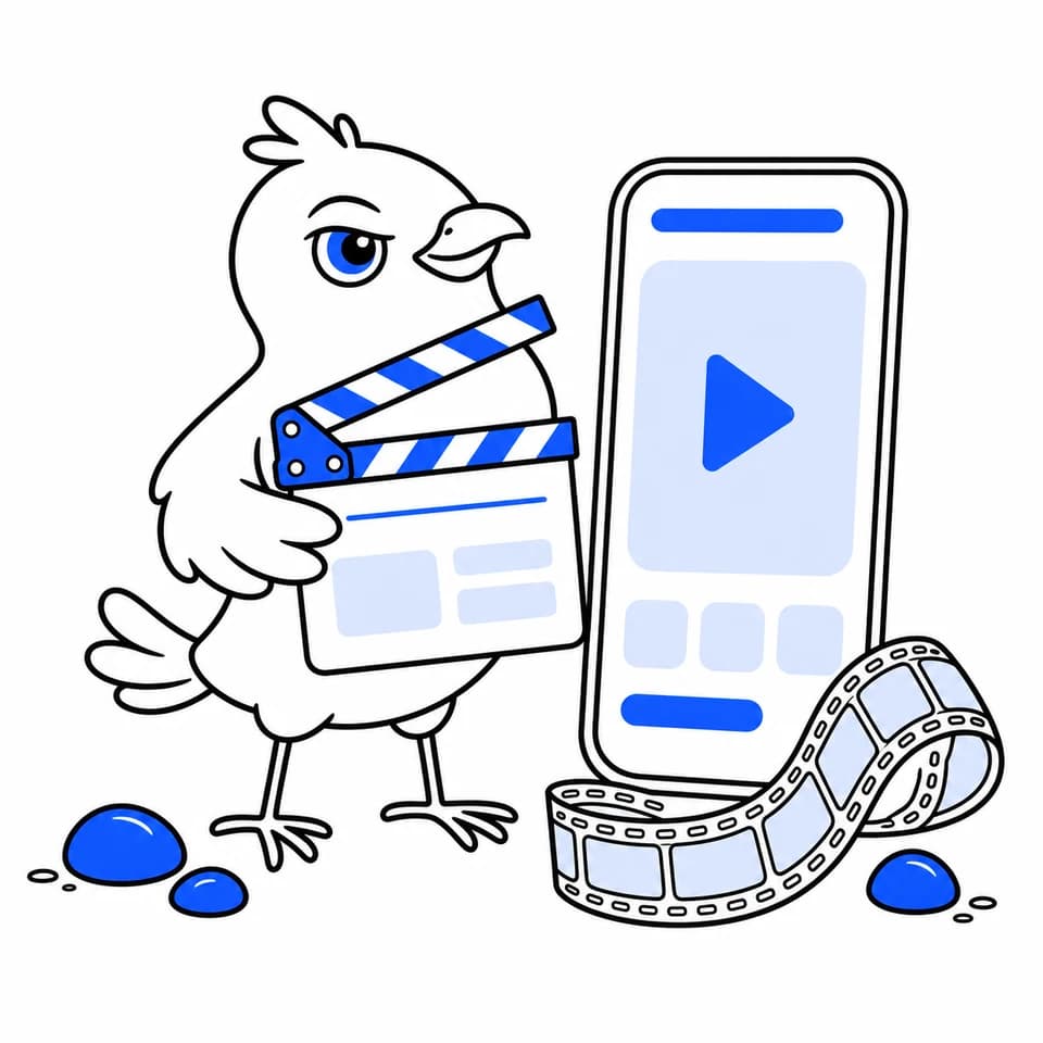 Storeboard bird directing an app preview video